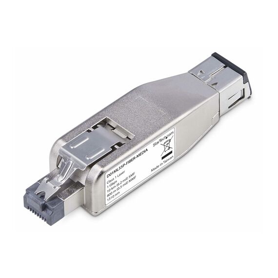 StarTech.com Gigabit Fiber to RJ45 Etherne | D01ML55P-FIBER-MEDIA