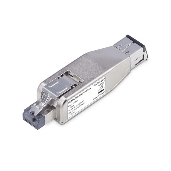 StarTech.com Gigabit Fiber to RJ45 Etherne | D01ML55P-FIBER-MEDIA
