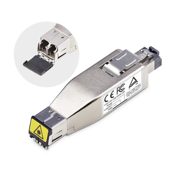 StarTech.com Gigabit Fiber to RJ45 Etherne | D01ML55P-FIBER-MEDIA