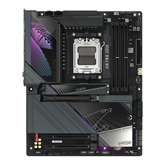 X870E AORUS MASTER Motherboard - Supports AMD Ryzen 9000 CPUs, 16