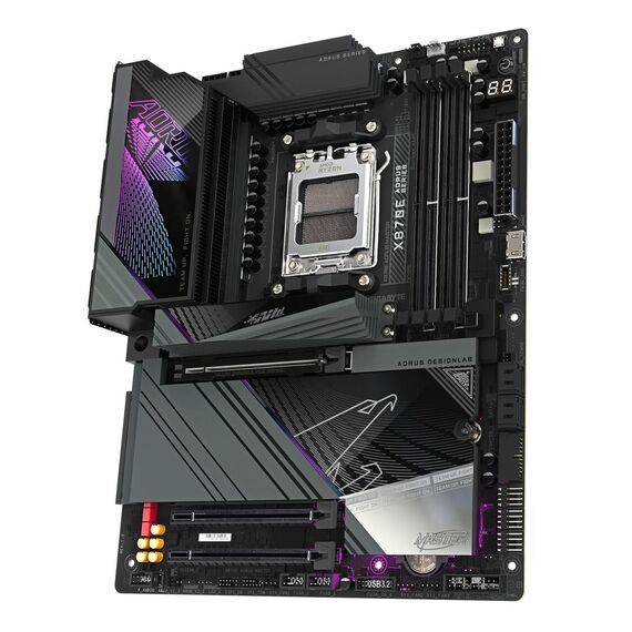 X870E AORUS MASTER Motherboard - Supports AMD Ryzen 9000 CPUs, 16