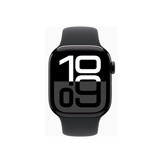 jet black aluminium - smart watch with sport band - f | MWWE3QF/A