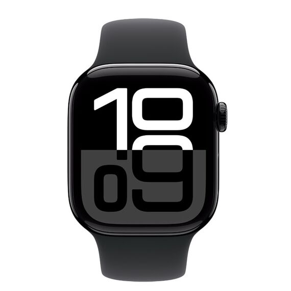jet black aluminium - smart watch with sport band - f | MWWE3QF/A