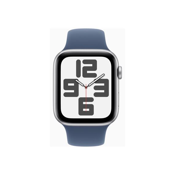 44 mm - silver aluminium - smart watch with sport ban | MXER3QF/A