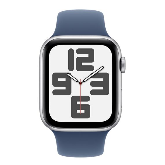 44 mm - silver aluminium - smart watch with sport ban | MXER3QF/A