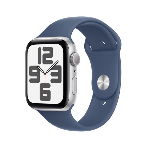 44 mm - silver aluminium - smart watch with sport ban | MXER3QF/A