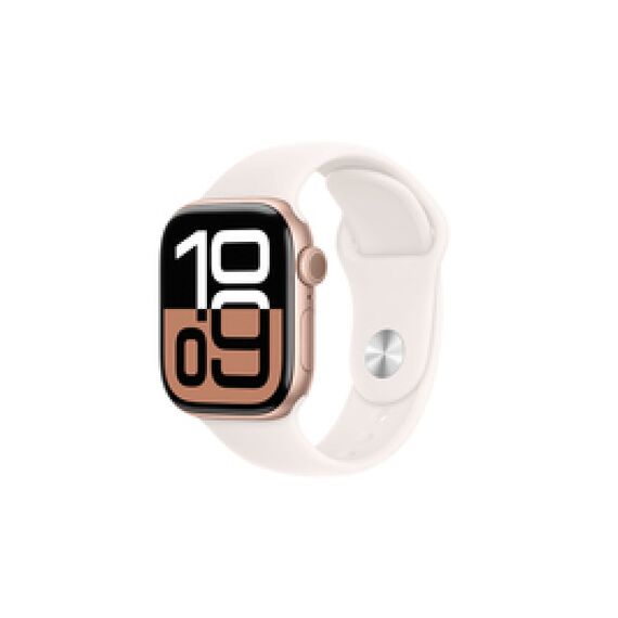 rose gold aluminium - smart watch with sport band - f | MWWH3QF/A