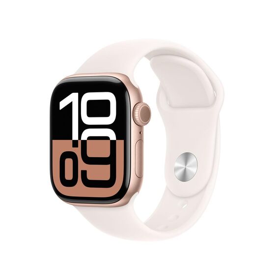 rose gold aluminium - smart watch with sport band - f | MWWH3QF/A