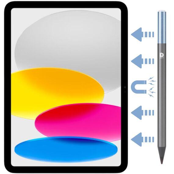 Deqster Pencil 2 - Active stylus - blue, space grey | 80-1018409