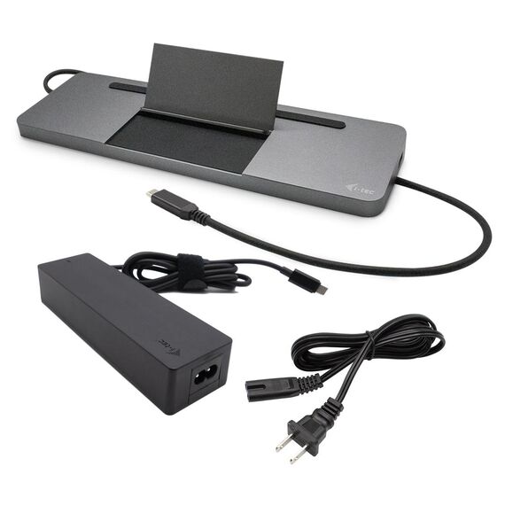 USB-C Metal Ergonomic 4K 3x Display Docking Stati | C31FLATPRO100