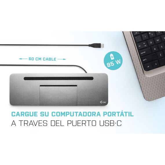 USB-C Metal Ergonomic 4K 3x Display Docking Stati | C31FLATPRO100