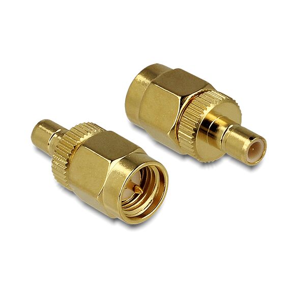 Delock - RF adaptor - SMB male to SMA male - gold | 88830