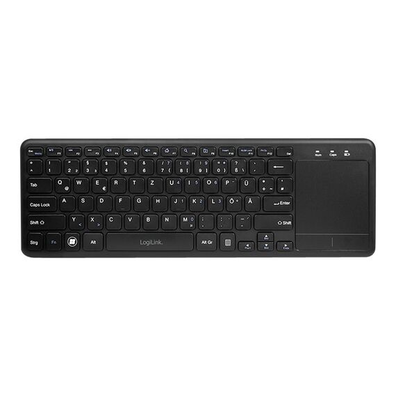 LogiLink - Keyboard - with touchpad - wireless - 2.4 GHz | ID0188