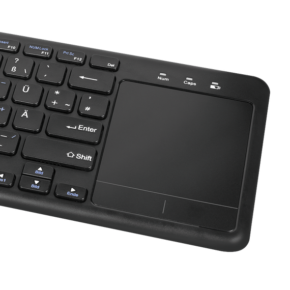 LogiLink - Keyboard - with touchpad - wireless - 2.4 GHz | ID0188