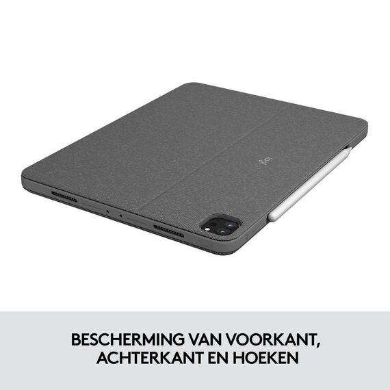 Logitech Combo Touch - Keyboard and folio case - wit | 920-010210