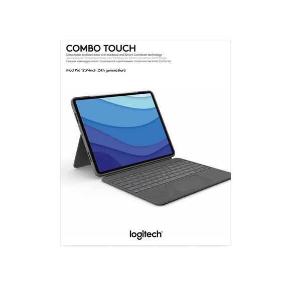 Logitech Combo Touch - Keyboard and folio case - wit | 920-010210
