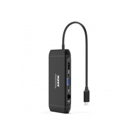 PORT connect - Docking station - USB-C - VGA, HDMI - 1Gb | 901913
