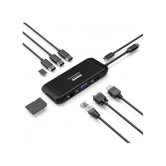PORT connect - Docking station - USB-C - VGA, HDMI - 1Gb | 901913