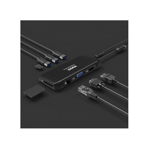 PORT connect - Docking station - USB-C - VGA, HDMI - 1Gb | 901913