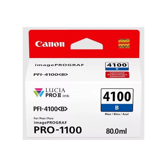 Canon PFI-4100 B - 80 ml - blue - original - hanging b | 6786C001