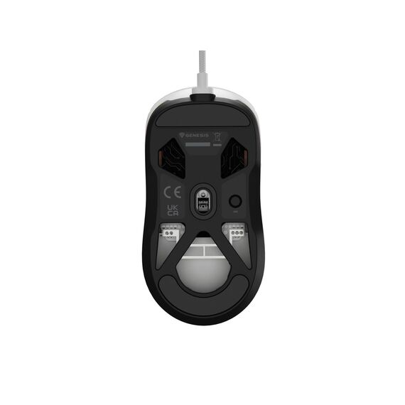natec Gaming Maus KRYPTON 660 RGB kabelgeb / weiß - Mo | NMG-2190