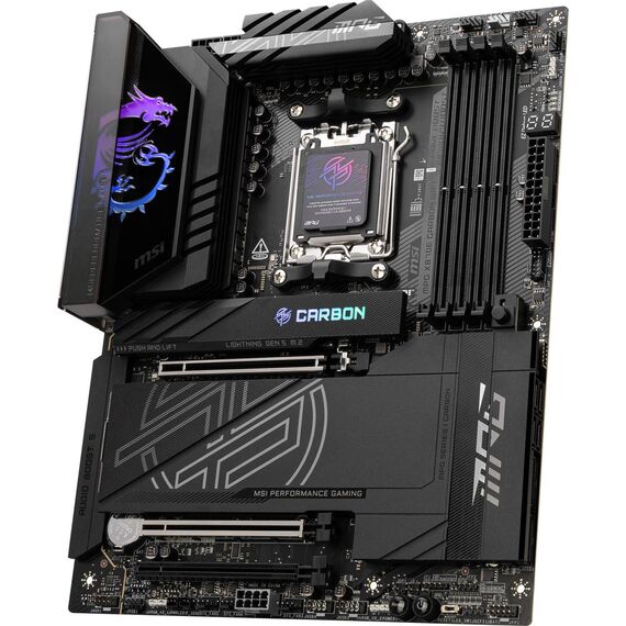 MSI MPG X870E Carbon WiFi X870E AM5 ATX DDR5 - AMD So | 7E49-001R