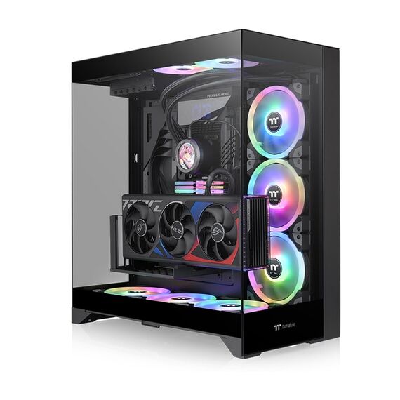 Thermaltake CTE E550 TG, Midi Tower, PC, Black | CA-1Z8-00M1WN-00
