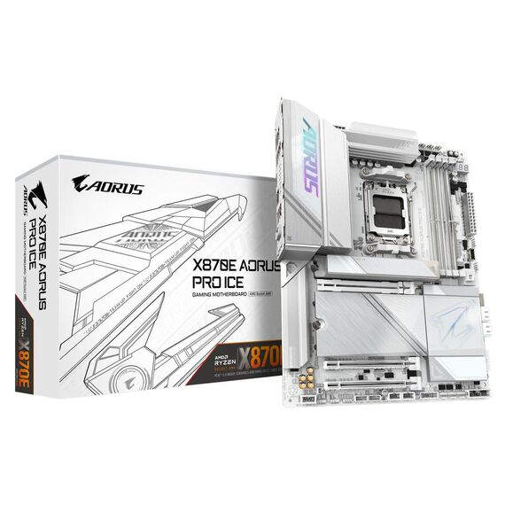 ATX - Socket AM5 - AMD X870E Chipset - USB- | X870E AORUS PRO ICE