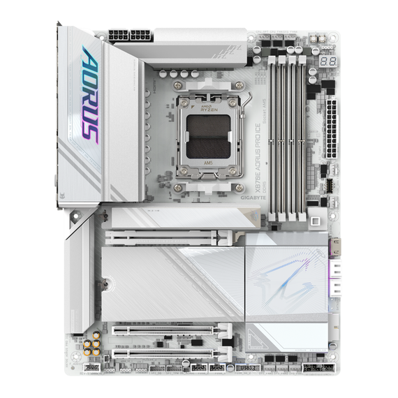 ATX - Socket AM5 - AMD X870E Chipset - USB- | X870E AORUS PRO ICE