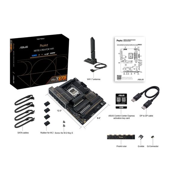 ASUS ProArt X870E-CREATOR WIFI, AMD, Socket AM5 | 90MB1IG0-M0EAY0