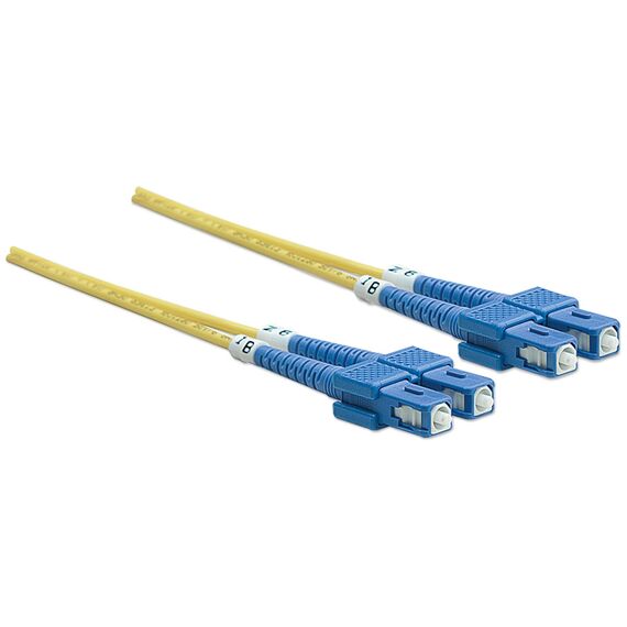 Intellinet Fibre Optic Patch Cable, OS2, SC/SC, 5m, Yell | 470636