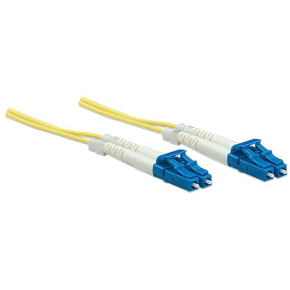 Intellinet Fibre Optic Patch Cable, OS2, LC/LC, 5m, Yell | 516792