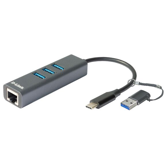 D-Link DUB-2332 - Network adapter - USB-C / Thunderbolt 3 - Gigab
