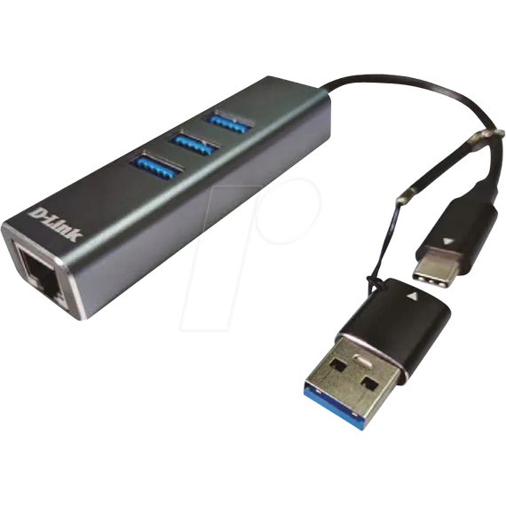 D-Link DUB-2332 - Network adapter - USB-C / Thunderbolt 3 - Gigab