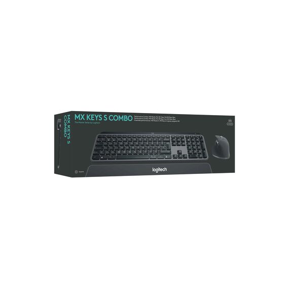 Logitech MX Keys S Combo - Keyboard and mouse set -  | 920-011614