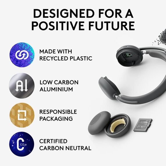 Logitech Zone Wireless 2 - Headset - on-ear - Blueto | 981-001152