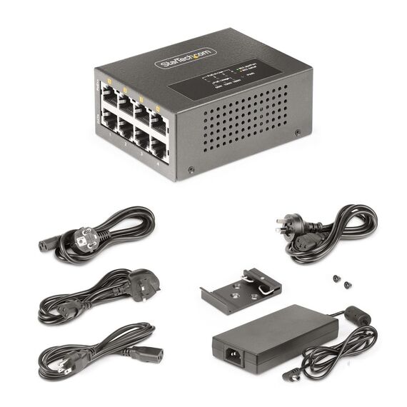 Unmanaged, For IP Cameras/Wireless APs/POSs (AS445C-POE-INJECTOR)