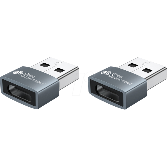 Kabelmeister USB-AD203-2 / USB-A / USB-C / Grey