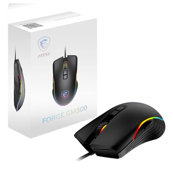 MSI FORGE GM300 - Mouse - optical - 7 buttons - | S12-0402300-HH9