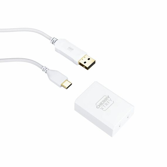 CHERRY Xtrfy M64 Pro - Mouse - ergonomic - 5  | CX-M64W-PRO-WHITE