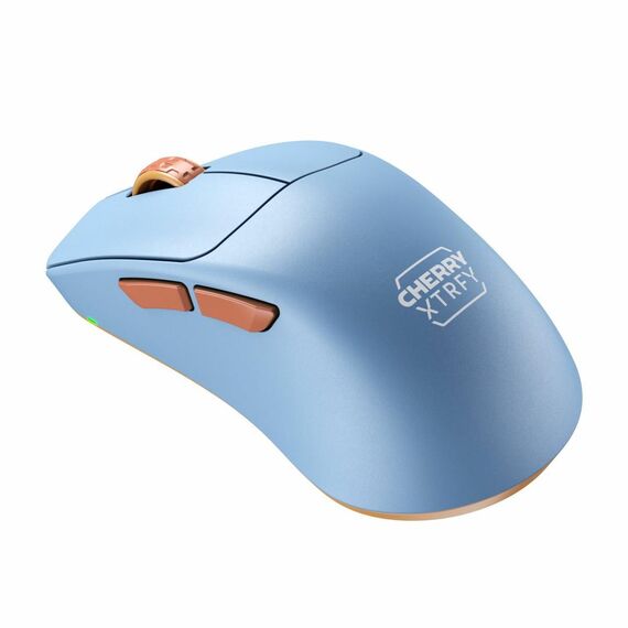 CHERRY Xtrfy M64 - Mouse - ergonomic - 5 buttons - | CX-M64W-BLUE