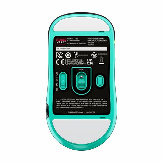 CHERRY Xtrfy M68 - Mouse - ultra-light - 5 button | CX-M68W-BLACK
