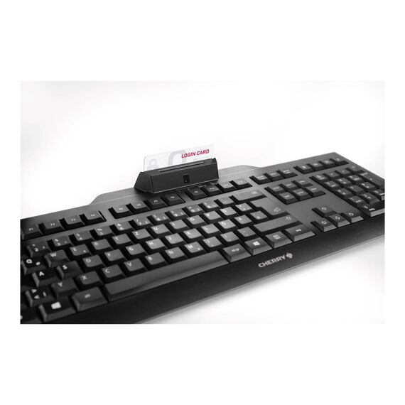 CHERRY KC 1000 SC - Keyboard - USB - French - blac | JK-A0100FR-2