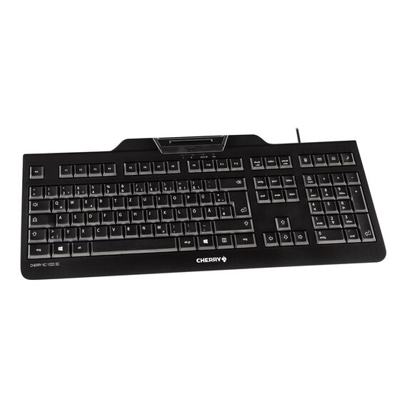 CHERRY KC 1000 SC - Keyboard - USB - French - blac | JK-A0100FR-2