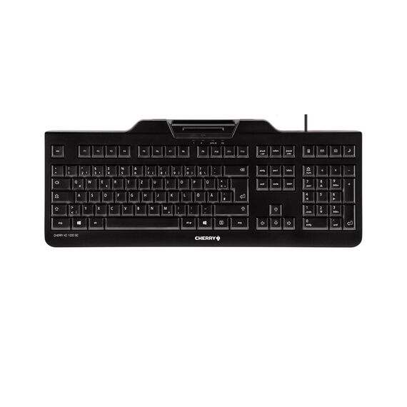 CHERRY KC 1000 SC - Keyboard - USB - French - blac | JK-A0100FR-2