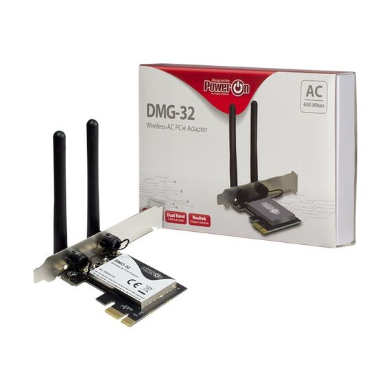 Inter-Tech DMG-32 - Network adapter - PCIe - Wi-Fi 5 | 88888148