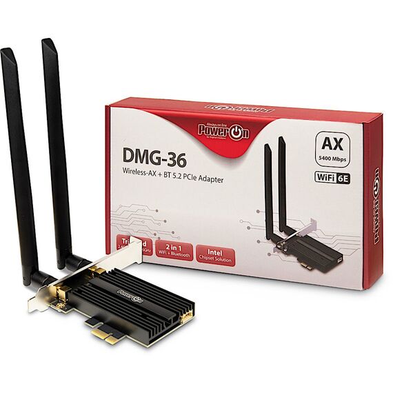 Inter-Tech DMG-36 - Network adapter - PCIe 2.0 - Bluet | 88888165