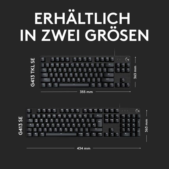Logitech G G G413 SE Mechanical Gaming Keyboard, Wir | 920-010825