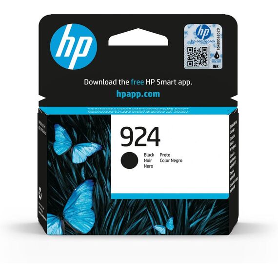 HP 924 - Black - original - Officejet - ink cartrid | 4K0U6NE#SE1
