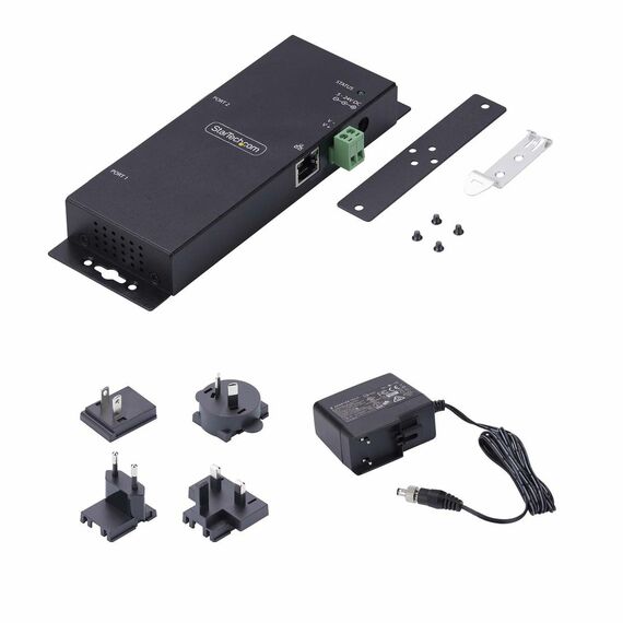 StarTech.com 2P Serial to Ethernet Adapter, | I23-SERIAL-ETHERNET